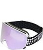 DIFF Eyewear DiFF Eyewear Unisex Frost 95mm Polarized Shield Snow Goggles, Color:Lilac - Image 1