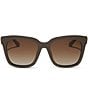 DIFF Eyewear Women's Bella 54mm Square Polarized Sunglasses, Color:London Stone - Image 1