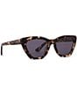 DIFF Eyewear Women's Camila 55mm Cat Eye Sunglasses, Color:Espresso Tortoise - Image 3