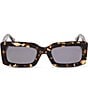 DIFF Eyewear Women's Indy 51mm Rectangle Sunglasses, Color:Espresso Tortoise - Image 2