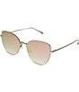 DIFF Eyewear Women's Kinsley 57mm Round Sunglasses, Color:Champagne - Image 1