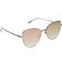 DIFF Eyewear Women's Kinsley 57mm Round Sunglasses, Color:Champagne - Image 3
