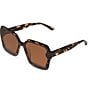DIFF Eyewear Presley 63mm Square Sunglasses, Color:Espresso Tortoise - Image 1