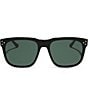 DIFF Eyewear x Jessie James Decker Women's Sicily 54mm Square Sunglasses, Color:Black - Image 2