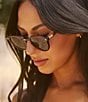 DIFF Eyewear x Yellowstone Women's Beth 50mm Sequoia Tortoise Polarized Round Sunglasses, Color:Tortoise - Image 2