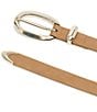 Dillard's 0.78#double; Textured Flop Tip Belt, Color:Camel - Image 2