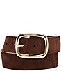 Dillard's 1.25#double; Rectangular Buckle Embossed Faux Suede Belt - Image 2