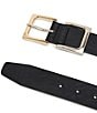 Dillard's 1.37#double; Mirrored Square Buckle Belt, Color:Black - Image 2