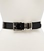 Dillard's 1.41#double; Multi Keeper Glazed & Smooth Belt - Image 1