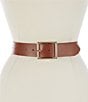 Dillard's 1.5#double; Square Classic Leather Belt, Color:Tan - Image 1