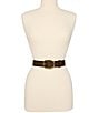 Dillard's 1.57#double; Square Buckle Distressed Belt - Image 2