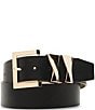 Dillard´s 1.77" Double Ribbon Keeper Textured Belt,Specials : American Fashion Style Bags On Sale