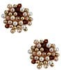 Dillard's Bead Cluster Stud Statement Earrings - Image 1