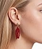 Dillard's Beaded Tassel Earrings - Image 4