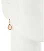Dillard's Blush Cab Teardrop Drop Earrings - Image 2