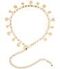 Dillard's Coin Dangle Chain Belt - Image 1