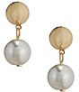 Dillard's Coins and Pearls Drop Earrings - Image 1