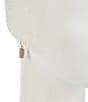 Dillard's Crystal Pave Rondelle Drop Earrings, Color:Gold/Crystal - Image 2