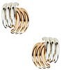 Dillard's Curved Tube Clip Drop Earrings - Image 1