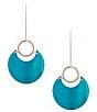 Dillard's Dyed Shell Round Drop Earrings - Image 2