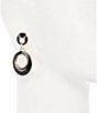 Dillard's Enamel Double Open Round Drop Earrings - Image 2