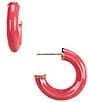 Dillard's Enamel Small Hoop Earrings - Image 1