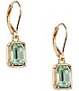 Dillard's Faceted Resin Octagon Stone Drop Earrings - Image 1