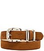 Dillard's Feathered Edge Stitch Leather Belt - Image 1