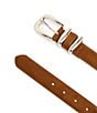 Dillard's Feathered Edge Stitch Leather Belt - Image 2