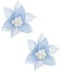 Dillard's Flower Statement Stud Earrings - Image 1