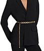 Dillard's Geometric Chain Belt, Color:Gold - Image 3