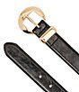 Dillard's Glazed Leather Pant Belt - Image 2