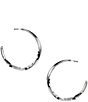 Dillard's Hammered Twist Hoop Earrings - Image 3