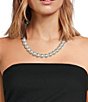 Dillard's Large Pearl Strand Collar Necklace - Image 2