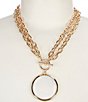 Dillard´s Large Round Short Pendant Necklace,Specials : American Fashion Style Bags On Sale