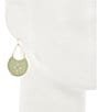 Dillard's Multi Texture Metal Drop Earrings - Image 2