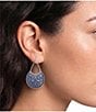 Dillard's Multi Texture Metal Drop Earrings - Image 2