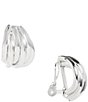 Dillard's Multi Tube Cluster Clip Stud Earrings - Image 3