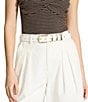 Dillard's Multi Two Tone Keeper & Full Grommet Textured Belt Set, Color:Camel Multi - Image 3