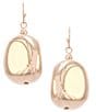 Dillard's Organic Metal Drop Earrings - Image 1