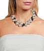 Dillard's Organic Pearl and Multicolor Layered Statement Necklace - Image 2