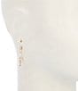 Dillard's Oval Ccb Station Wire Hoop Earrings - Image 2