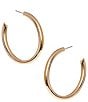 Dillard's Oval Tubular Hoop Earrings - Image 1
