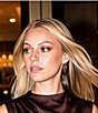 Dillard's Oval Tubular Hoop Earrings - Image 4
