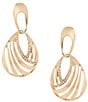 Dillard's Pave Open Drop Earrings - Image 1
