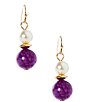 Dillard's Pearl and Bead Drop Earrings - Image 5