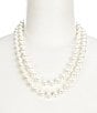 Color:Gold - Image 1 - Pearl Collar Necklace
