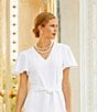 Dillard's Pearl Knot Metal Drop Earrings, Color:Gold Pearl - Image 3