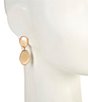 Dillard's Pebble Ccb Double Drop Clip Earrings - Image 2