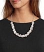 Dillard's Polished Metal Knot Frontal Short Necklace - Image 2